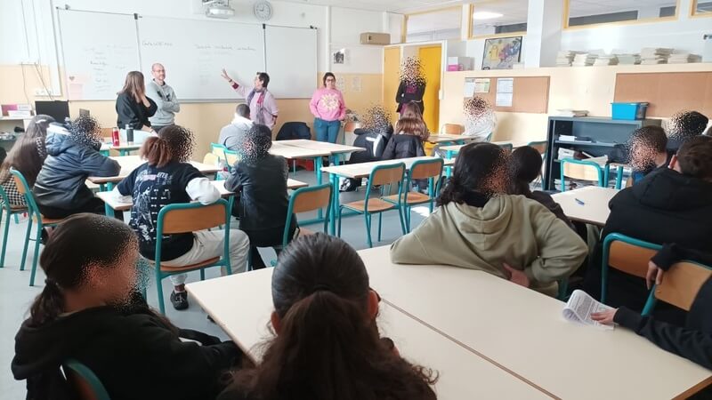 pendant une IMS Photo prise pendant une intervention en milieu scolaire